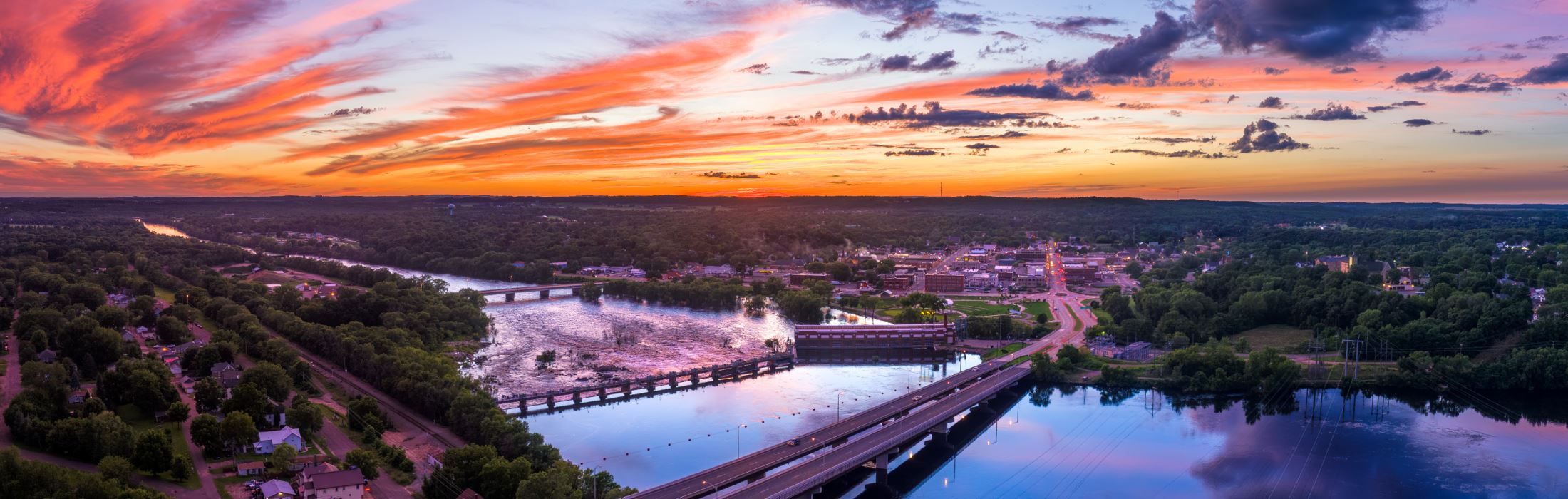 Sunset Overlooking the Chippewa River