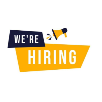 We are Hiring - Yellow Blue