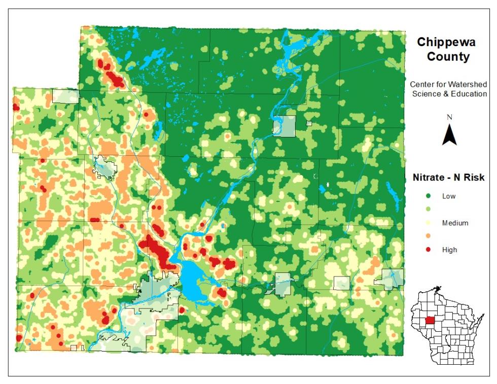 Chippewa County map